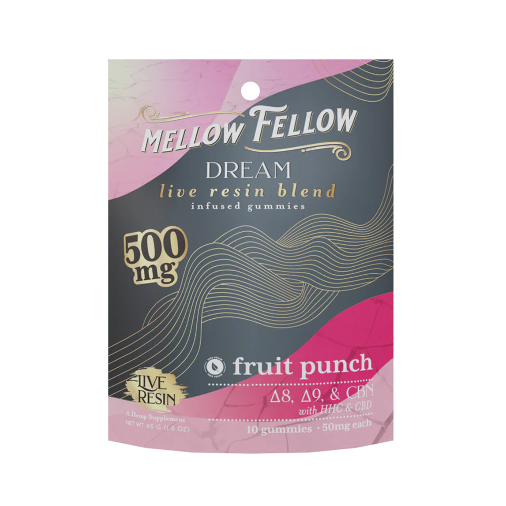 MF DREAM D8/D10/HHC/CBN 500MG GUMMIES - FRUIT PUNCH