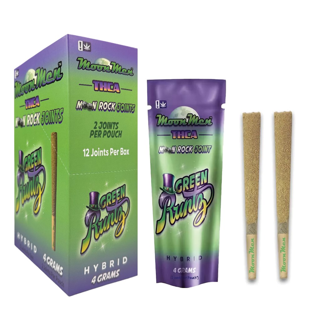 MM MOON ROCK 4G THCA 2CT JOINTS HYBRID - GREEN RUNTZ