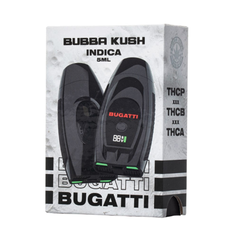 BUGATTI THCP/THCB/THCA 5ML DISPOSABLE INDICA - BUBBA KUSH