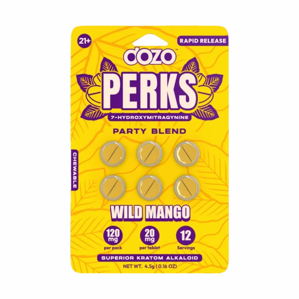 DOZO PERKS 7OHM PARTY BLEND 6CT PILLS - WILD MANGO
