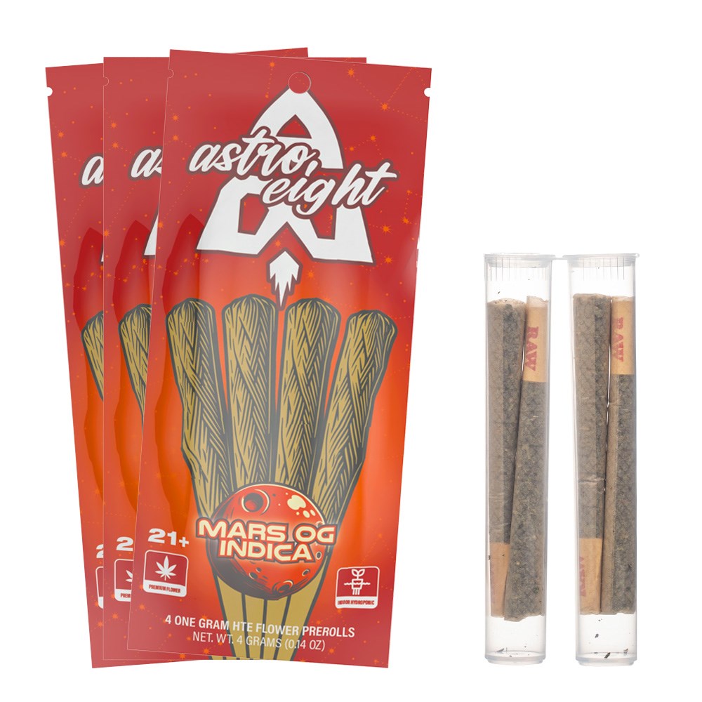 ASTRO EIGHT HTE PRE ROLLS INDICA - MARS OG