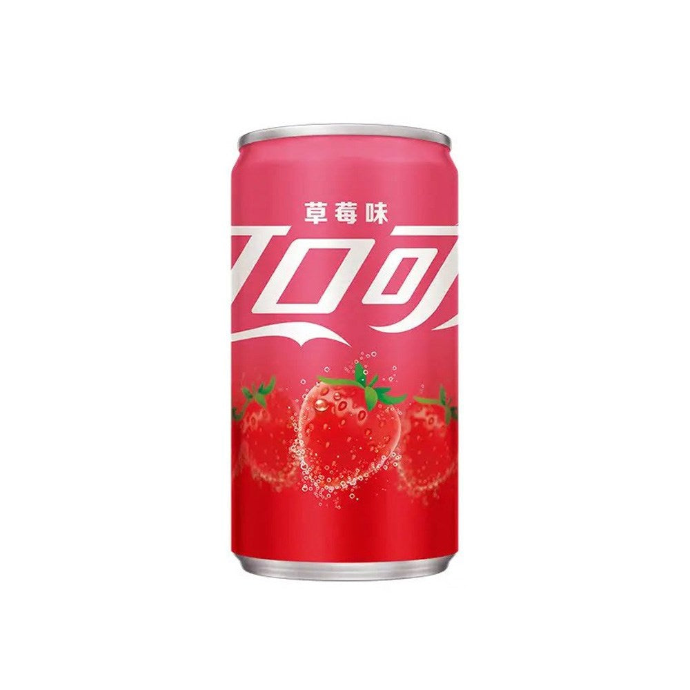 COCA COLA CAN - STRAWBERRY
