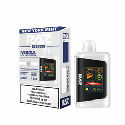 RAZ 5% 25000PUFF DISPOSABLE- NEW YORK MINT