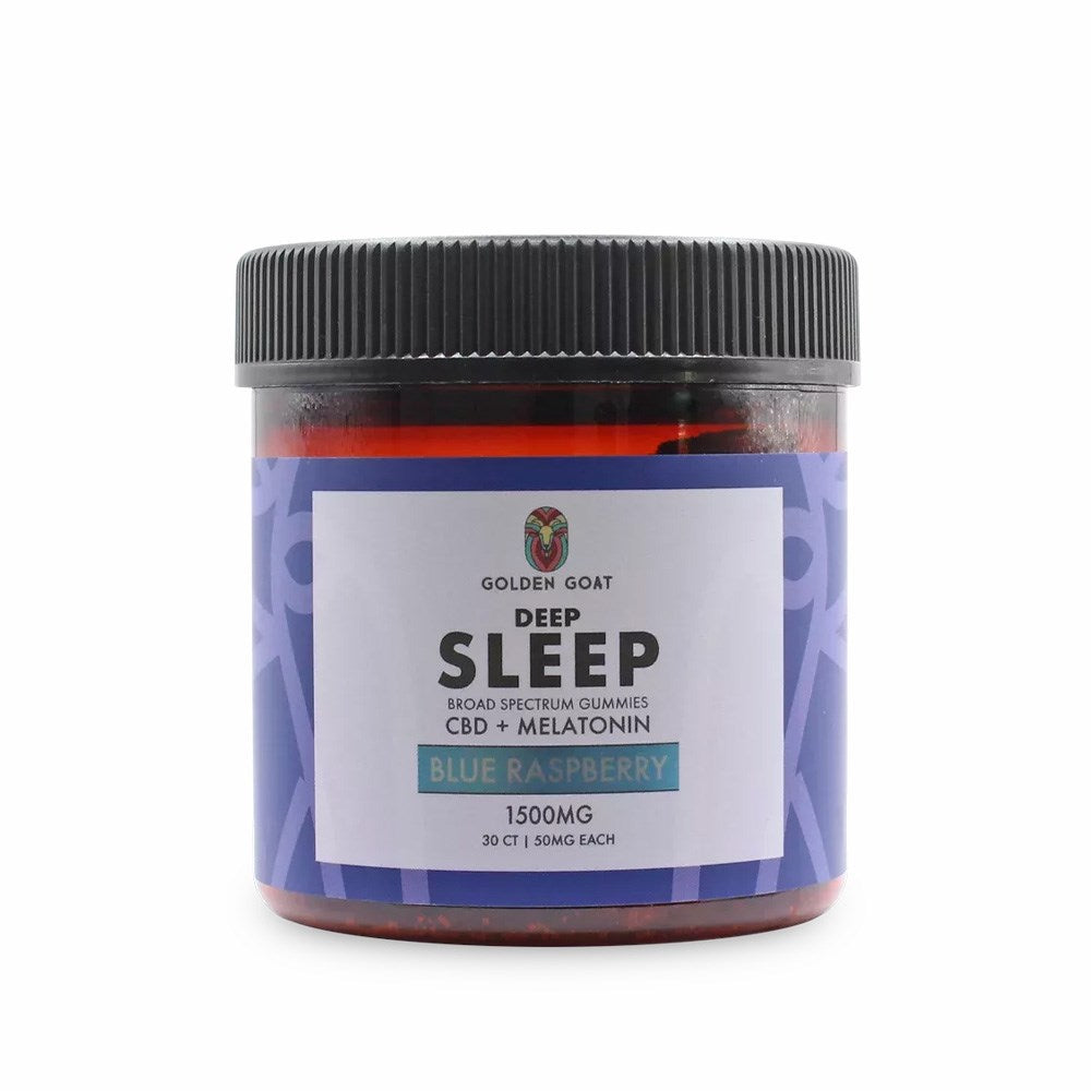 GOLDEN GOAT DEEP SLEEP 1500MG GUMMIES - BLUE RASPBERRY