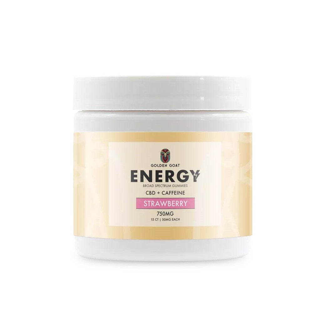 GOLDEN GOAT ENERGY 750MG GUMMIES - STRAWBERRY