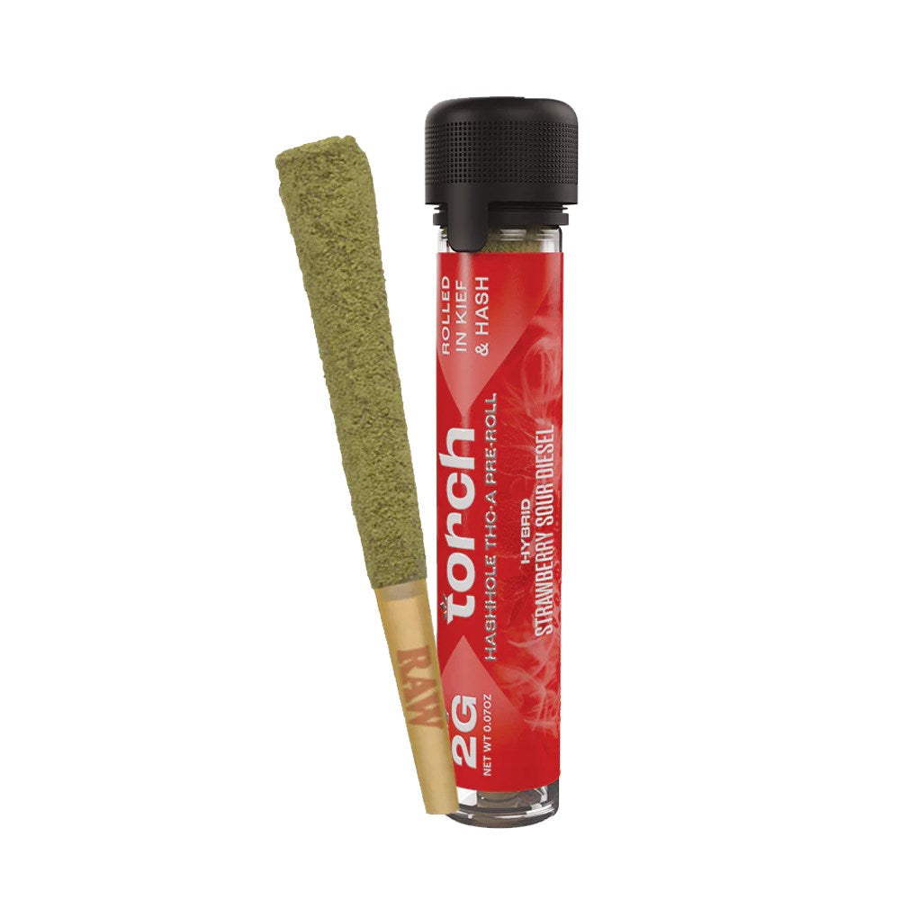 TORCH 2G HASHOLE PRE ROLL HYBRID - STRAW SOUR DIESEL