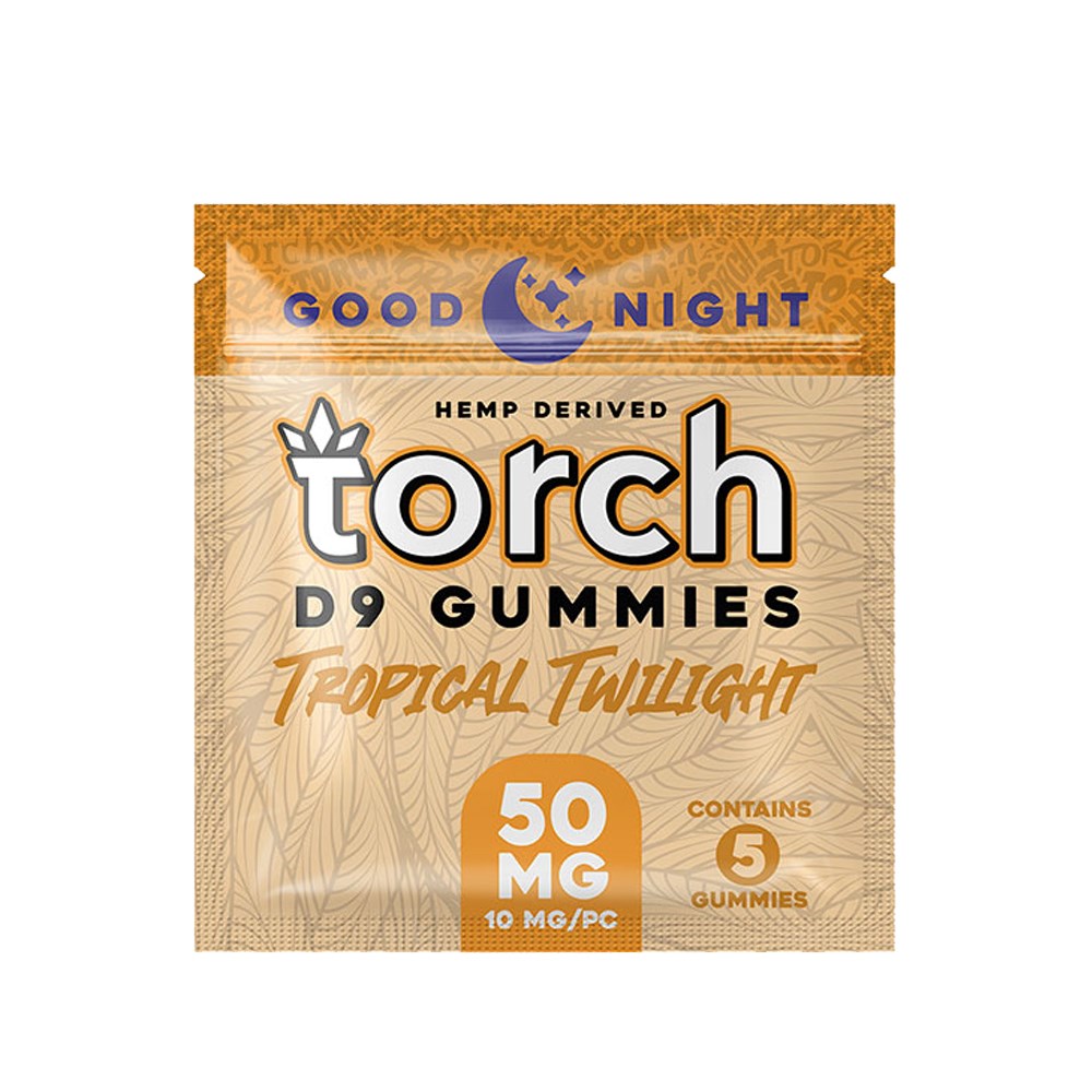 TORCH D9 GOOD NIGHT 50MG GUMMIES - TROPICAL TWILIGHT