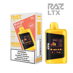 RAZ LTX 5% 25KPUFF DISPOSABLE- MANGO LOCO