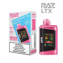 RAZ LTX 5% 25KPUFF DISPOSABLE- PINK LEMONADE MINTY OS