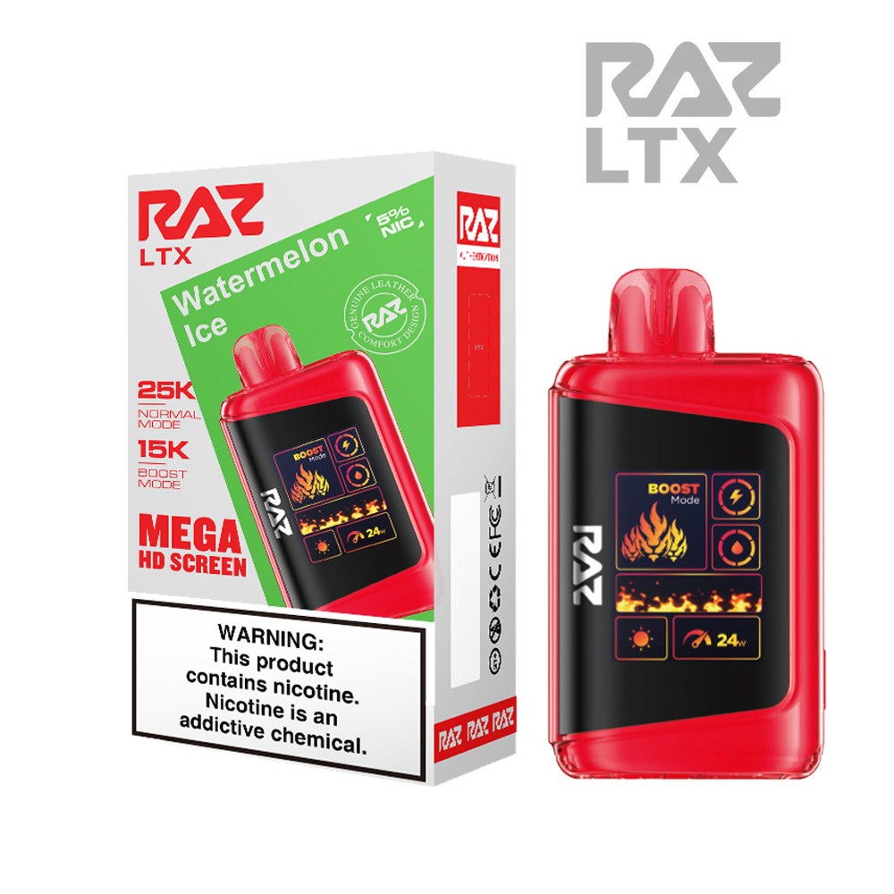 RAZ LTX 5% 25KPUFF DISPOSABLE- WATERMELON ICE