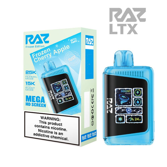 RAZ LTX 5% 25KPUFF DISPOSABLE- FROZEN CHERRY APPLE