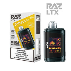 RAZ LTX 5% 25KPUFF DISPOSABLE- TOBACCO