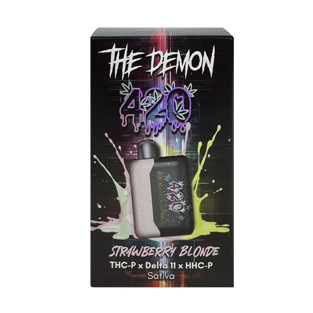 THE DEMON 420 DISPOSABLE SATIVA - STRAW BLONDE