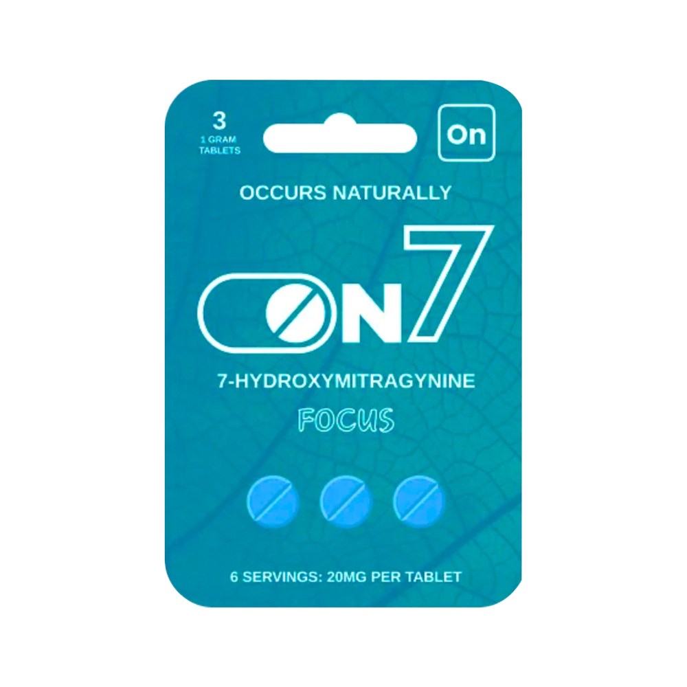 ON7-7OH 20MG 3CT KRATOM - FOCUS