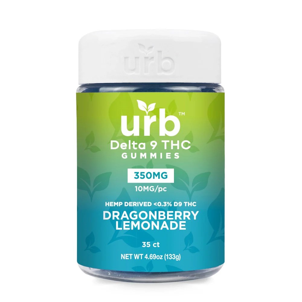 URB D9 THC 350MG GUMMIES - DRAGON BERRY LEMONADE