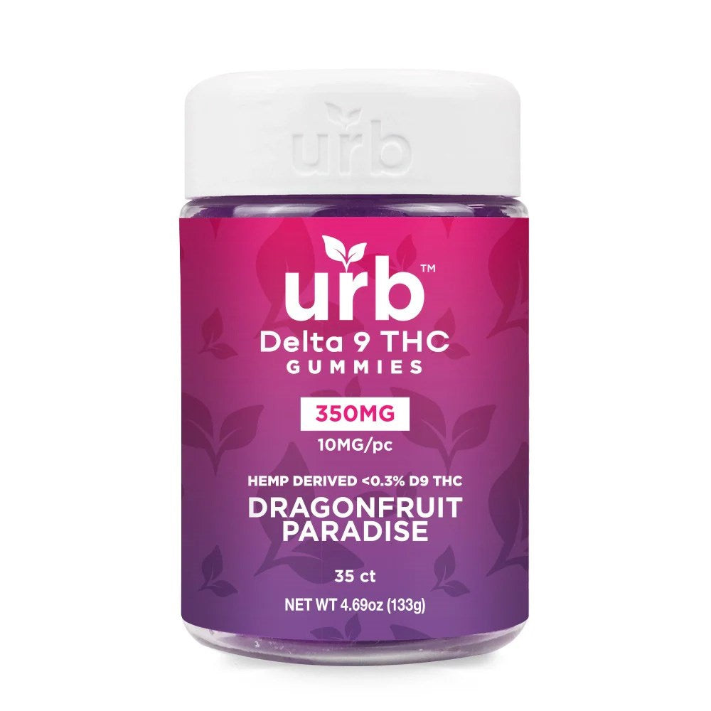 URB D9 THC 350MG GUMMIES - DRAGONFRUIT PARADISE