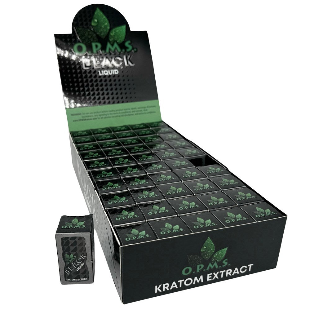 OPMS KRATOM 8.8ML LIQUID BLACK SHOTS