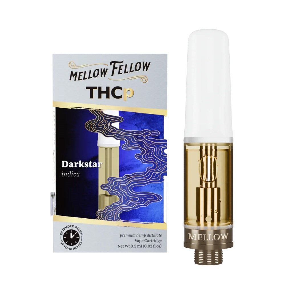 MELLOW FELLOW THCP 0.5G CARTRIDGE INDICA - DARKSTAR