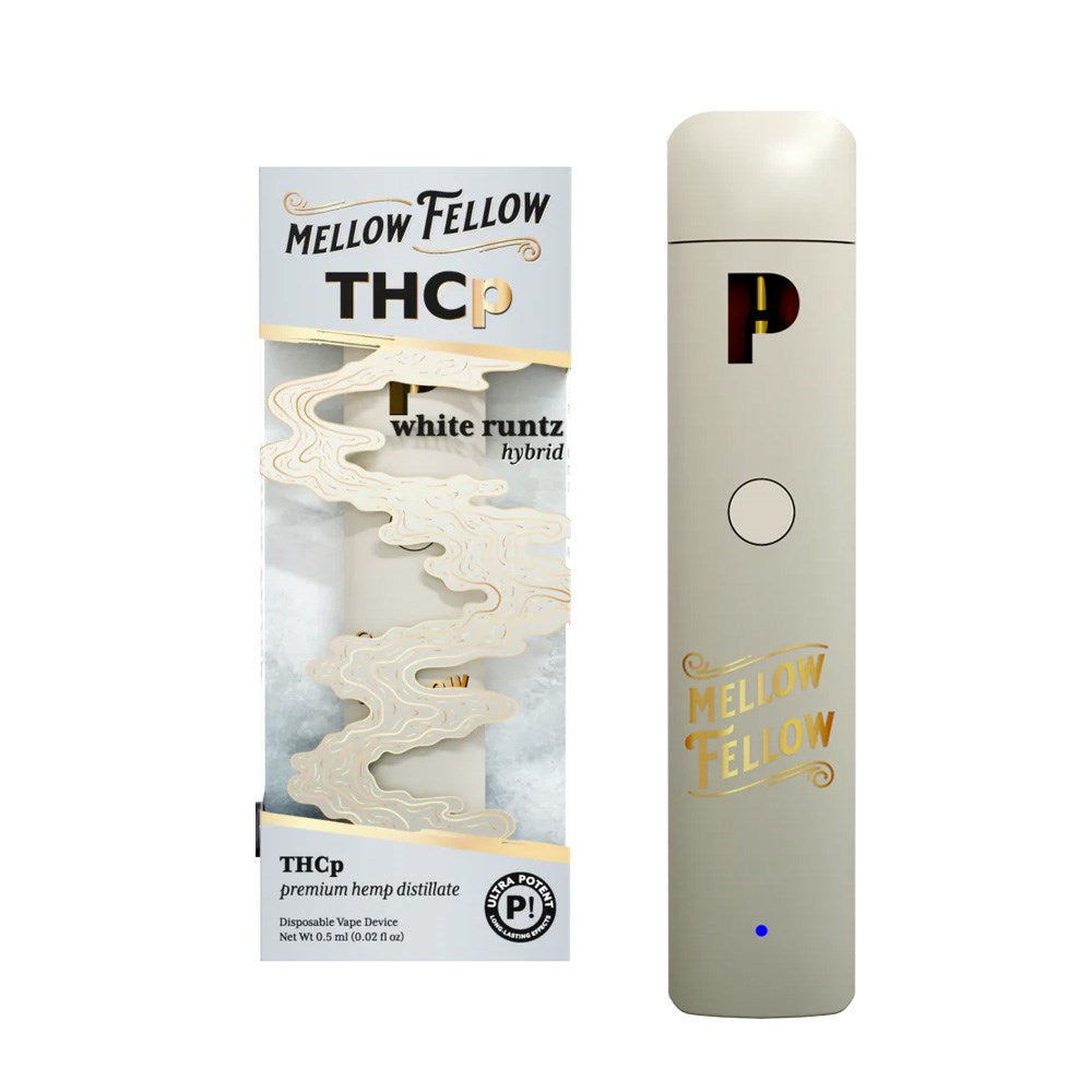 MELLOW FELLOW THCP 0.5G DISPOSABLE HYBRID - WHITE RUNTZ