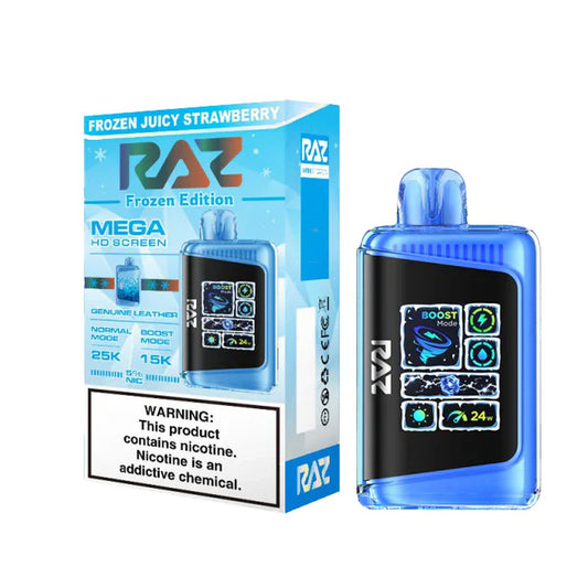 RAZ LTX 5% 25KPUFF DISPOSABLE- FROZEN JUICY STRAW