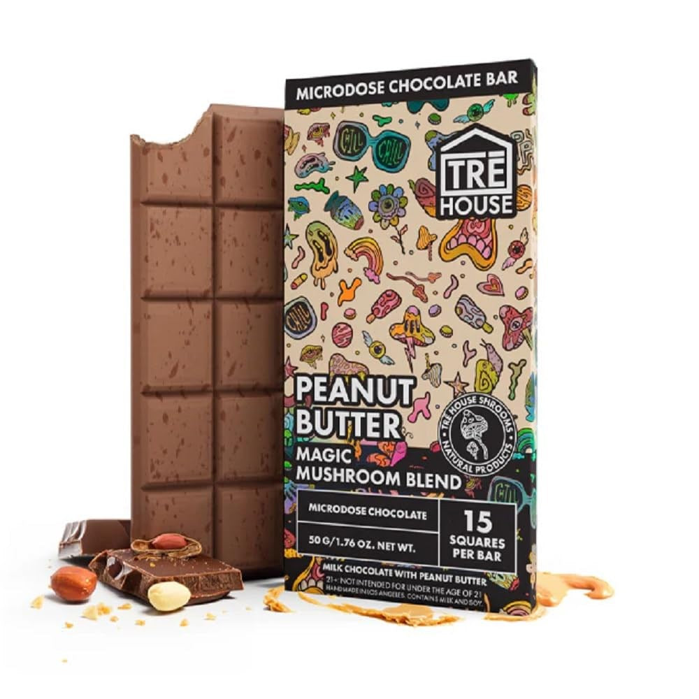 TRE HOUSE MAGIC MUSHROOM CHOCOLATE - PEANUT BUTTER