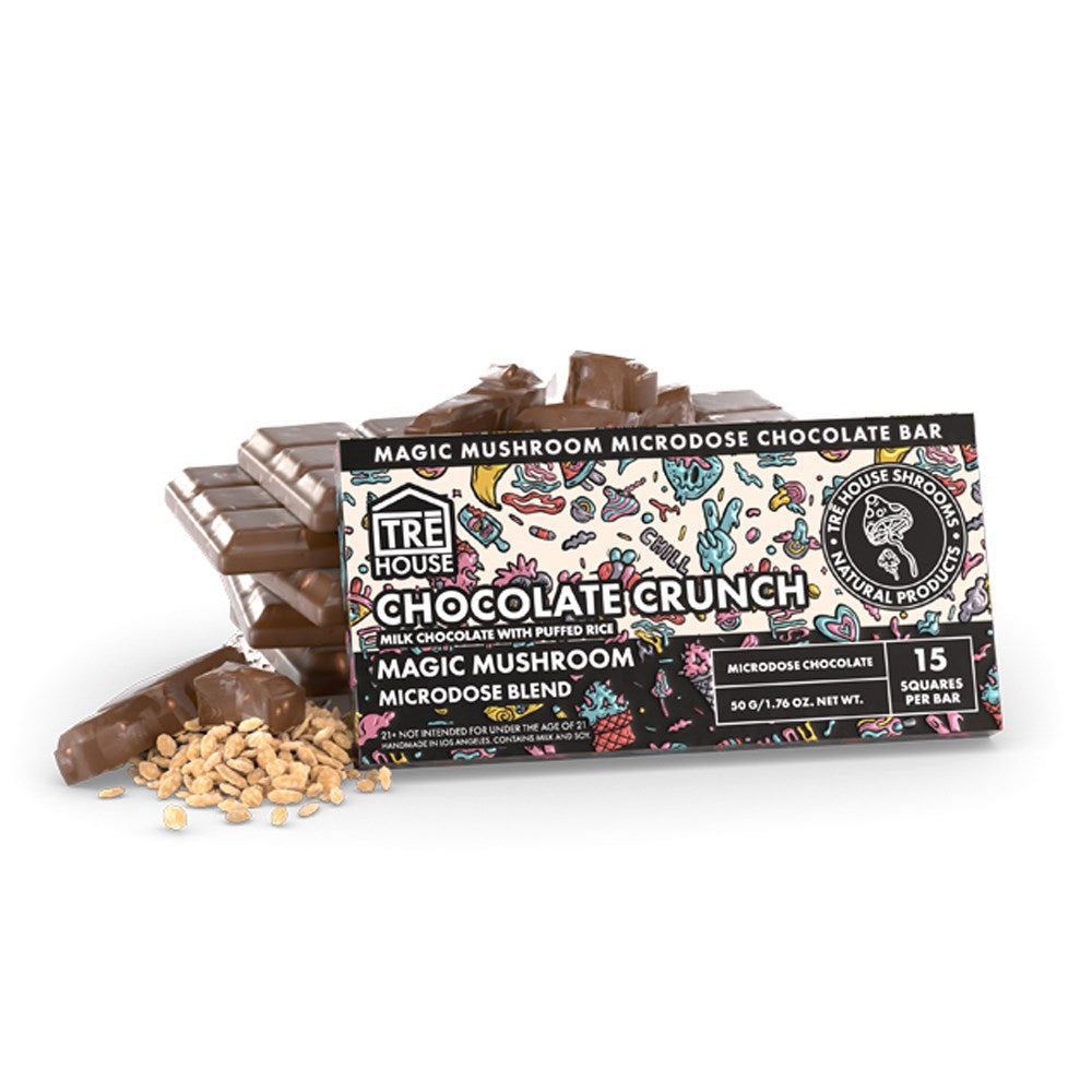 TRE HOUSE MAGIC MUSHROOM CHOCOLATE - CHOCOLATE CRUNCH