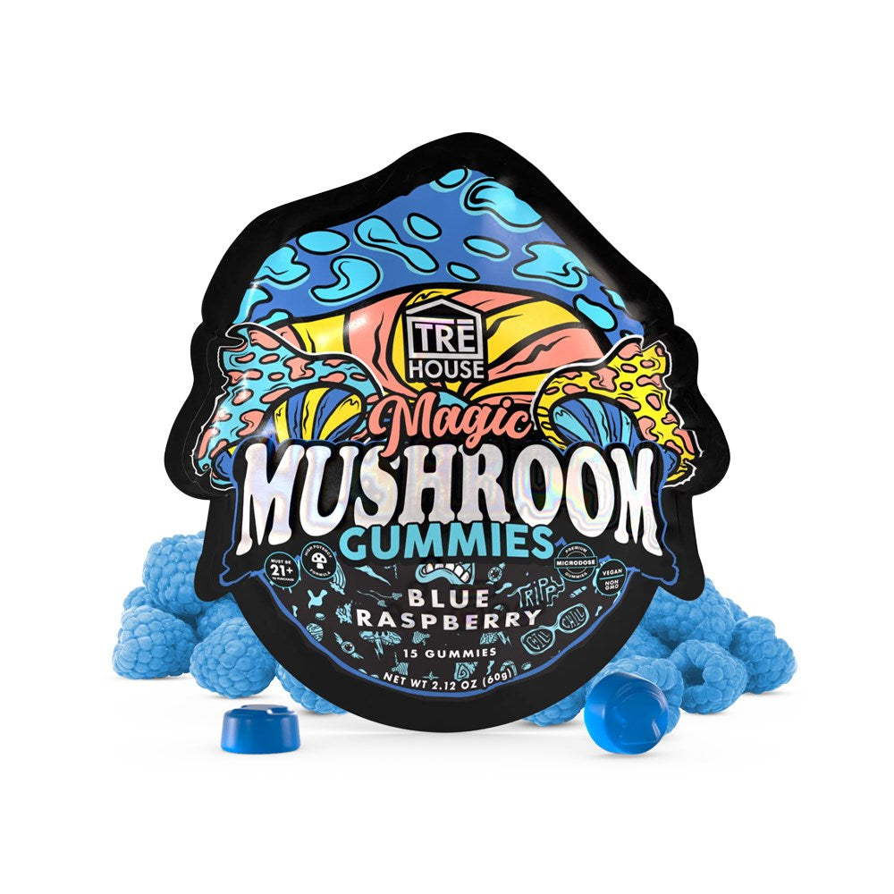 TRE HOUSE MAGIC MUSHOOM GUMMIES - BLUE RASPBERRY