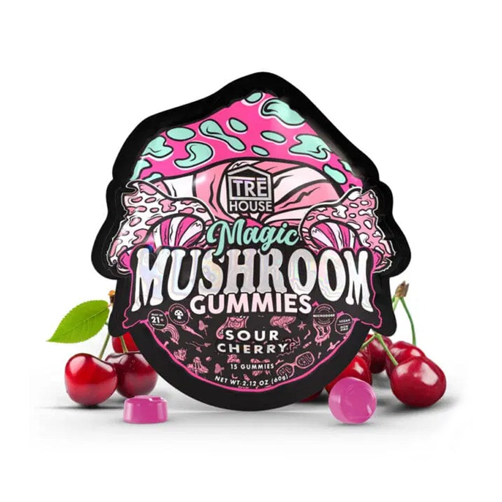 TRE HOUSE MAGIC MUSHOOM GUMMIES - SOUR CHERRY