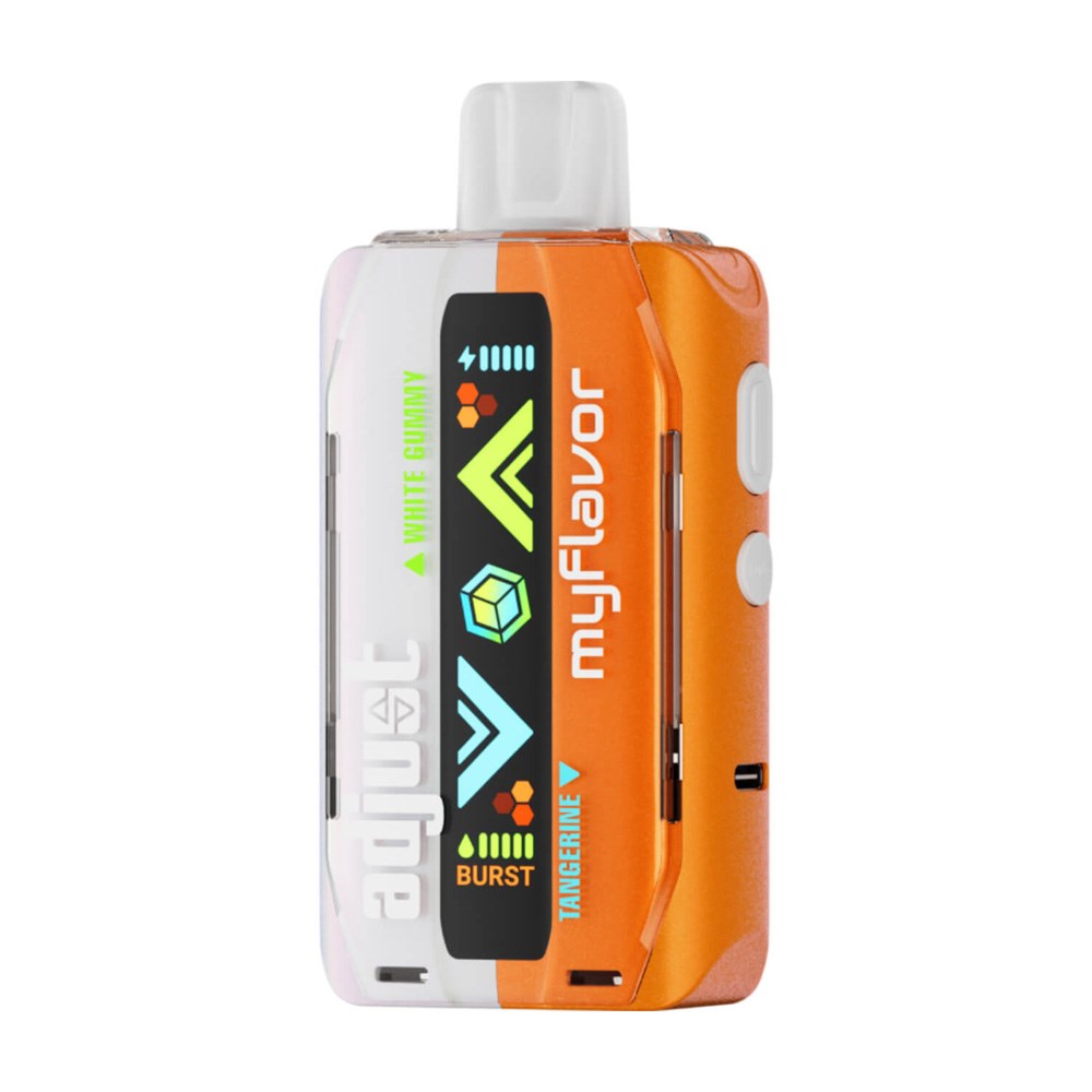 ADJUST MY FLAVOR 5%NIC 40K PUFFS DISPOSABLE - TANGERINE WHITE GUMMY