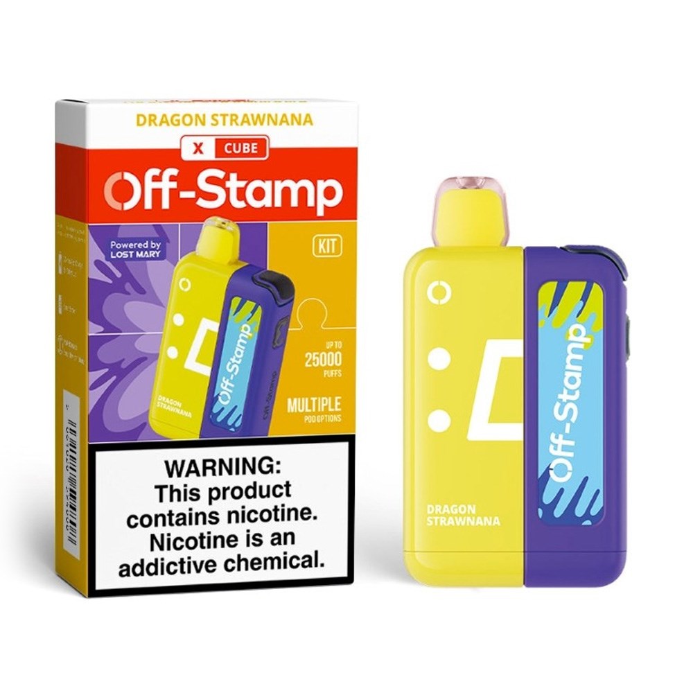 OFF- STAMP X CUBE 25K DISPOSABLE KIT - DRAGON STRAWNANA