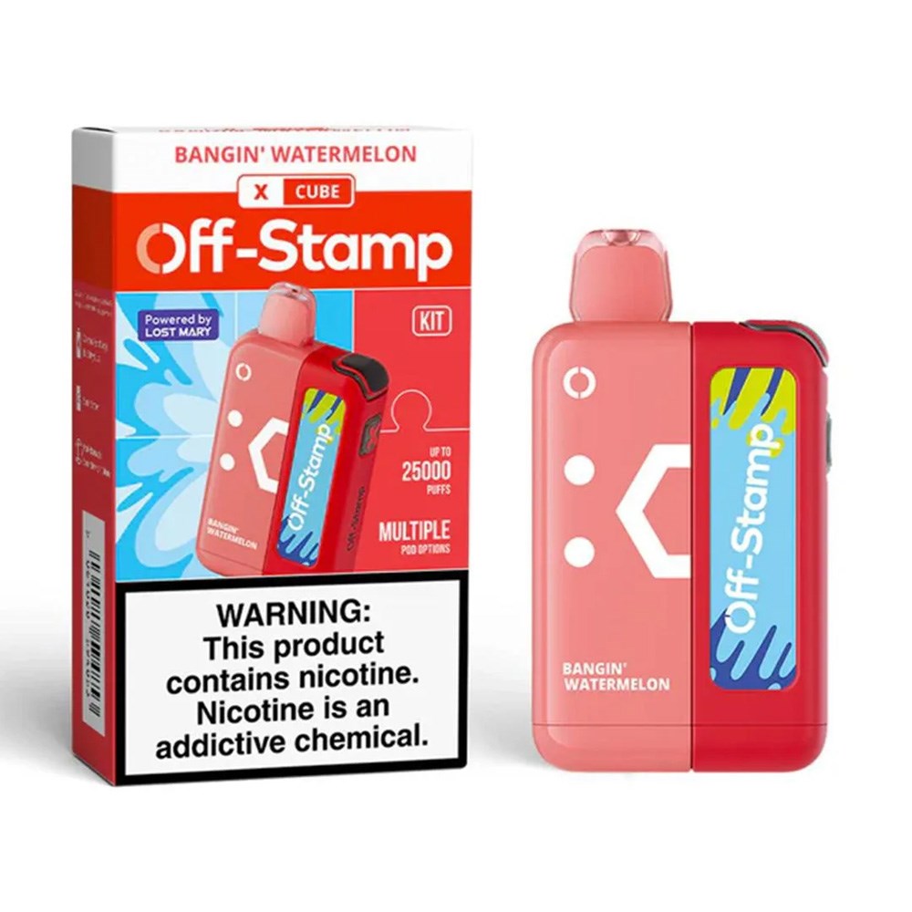 OFF- STAMP X CUBE 25K DISPOSABLE KIT - BANGIN WATERMELON