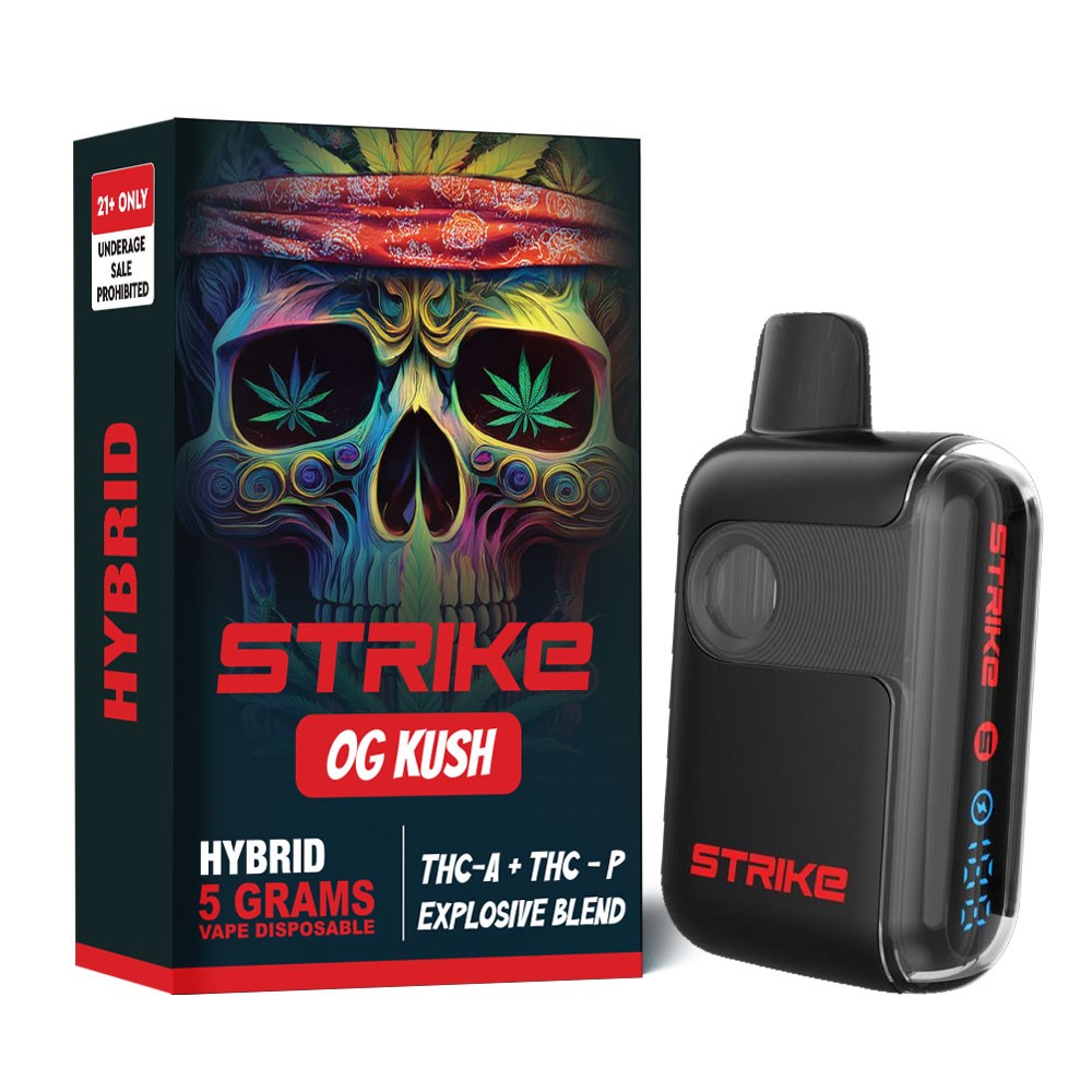 STRIKE THCA/THCP 5G VAPE DISPOSABLE HYBRID - OG KUSH