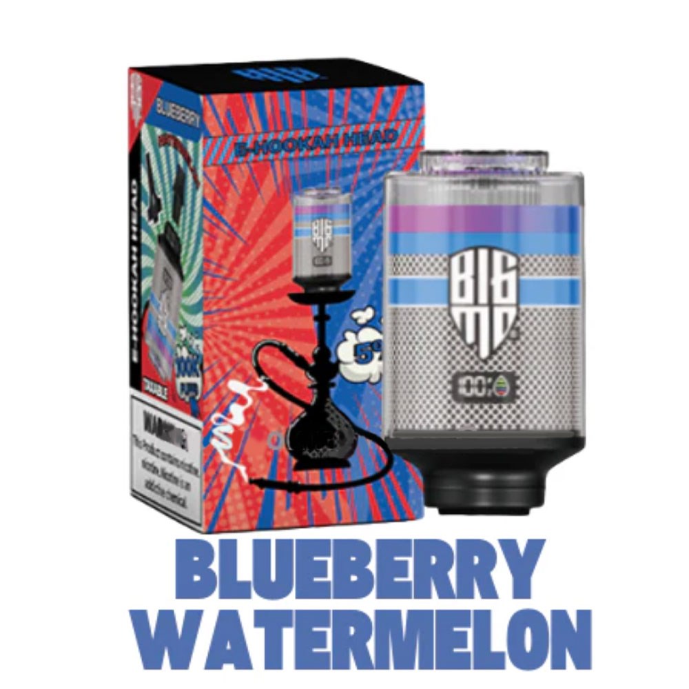 E- HOOKAH 100K PUFFS HEAD - BLUEBERRY WATERMELON