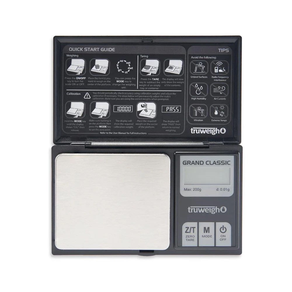 TRUWEIGH GRAND CLASSIC 200GX0.01G MINI SCALE - BLACK