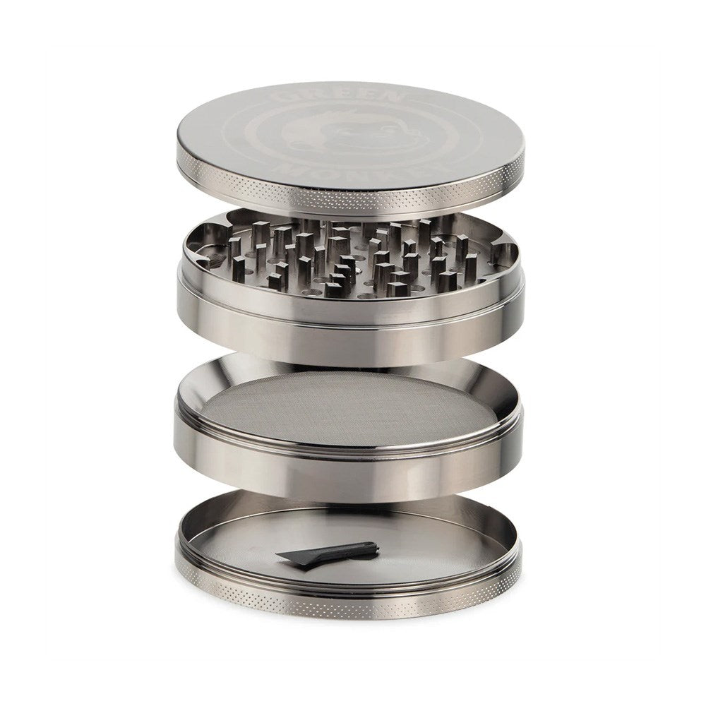 GREEN MONKEY CAPUCHIN 100MM GRINDER - GUNMETAL