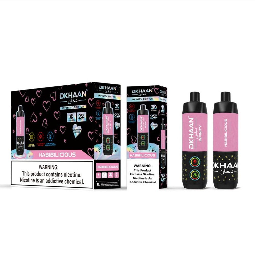 DKHAAN 5% NIC 25KPUFFS DISPOSABLE - HABIBILICIOUS