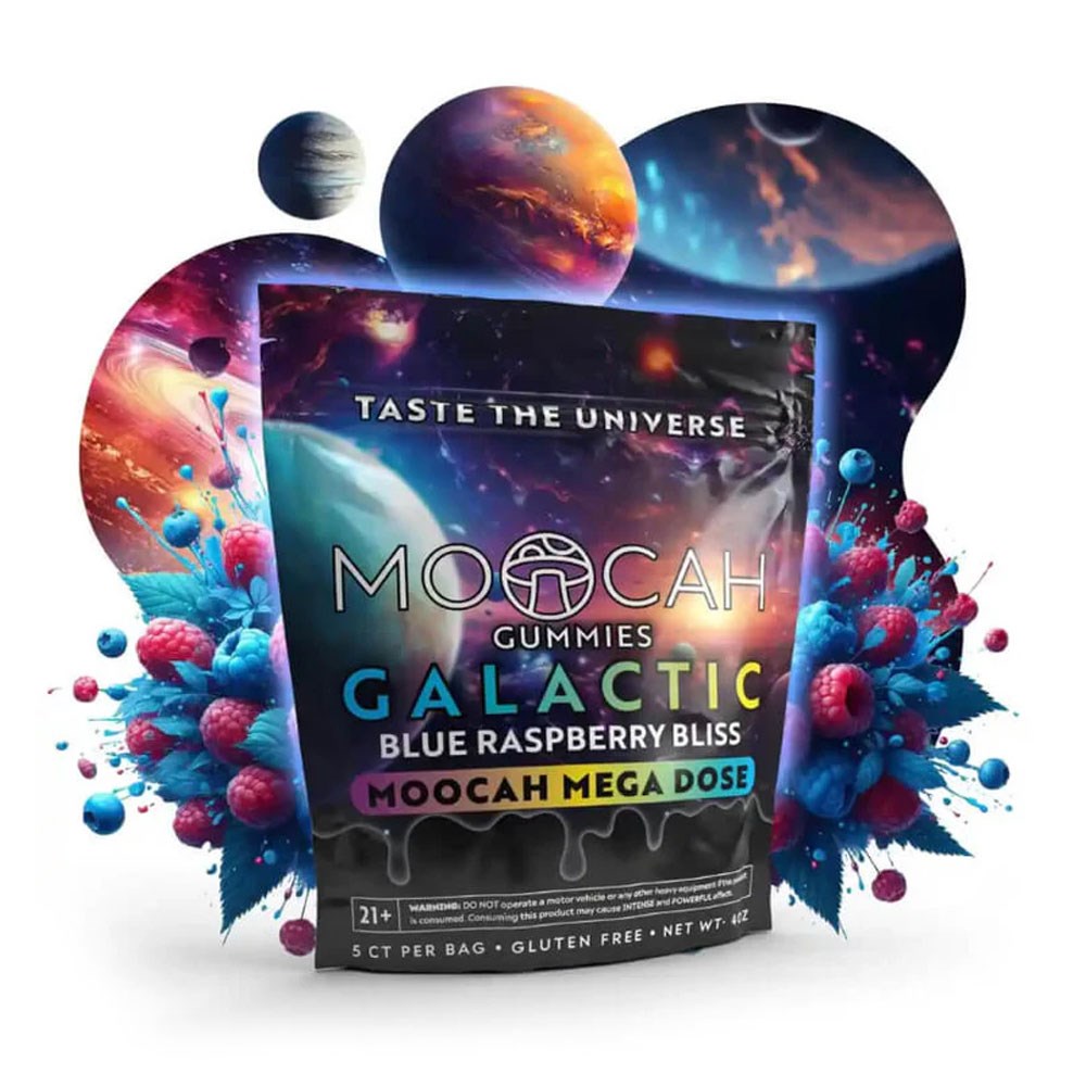 MOOCAH MUSHROOM GUMMIES - BLUE RASP BLISS