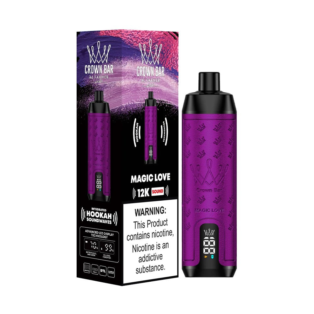 ALFAKHER CROWN BAR 5%NIC 12000PUFFS - MAGIC LOVE