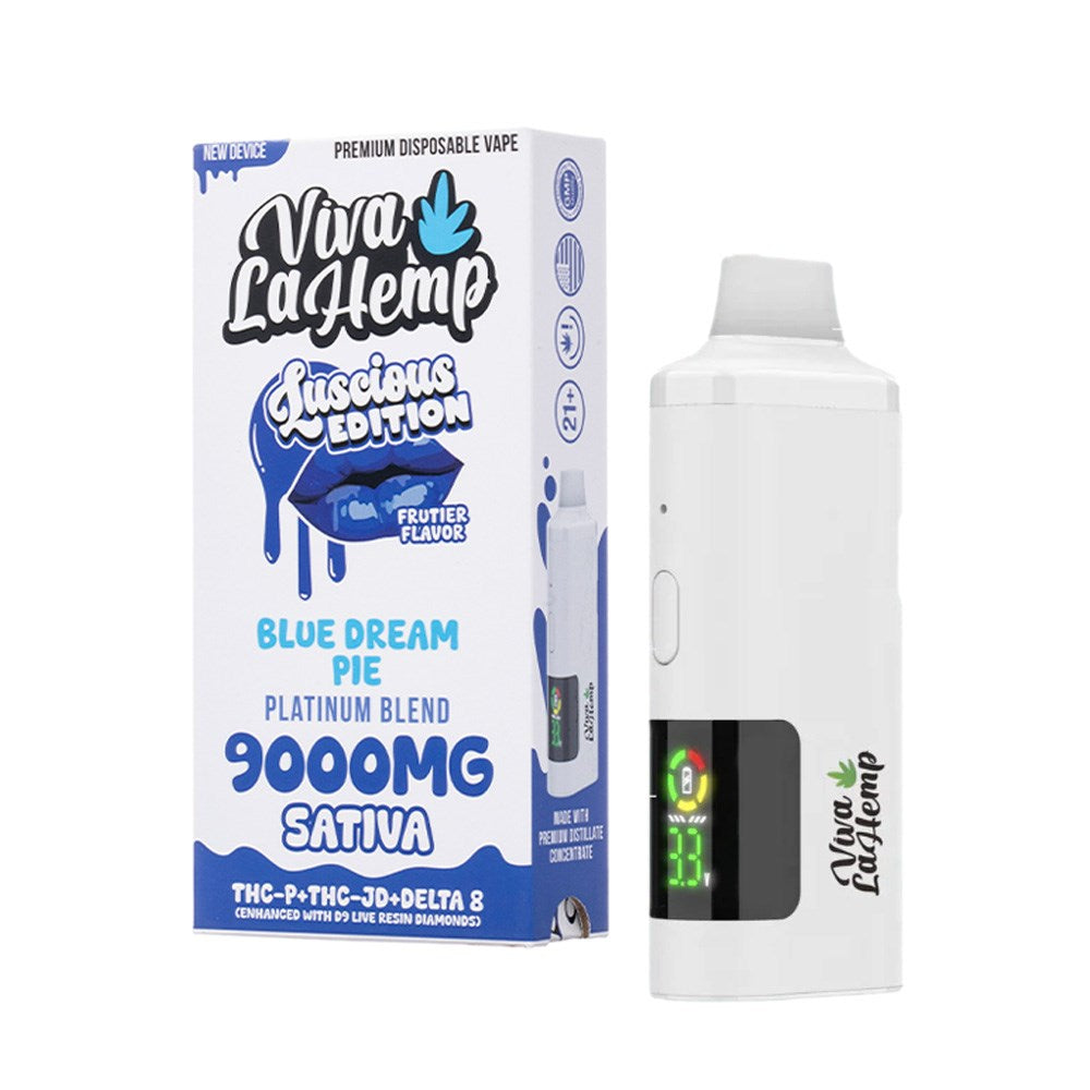 VIVA LA HEMP PLATINUM BLEND 9000MG DISPOSABLE SATIVA - BLUE DREAM PIE