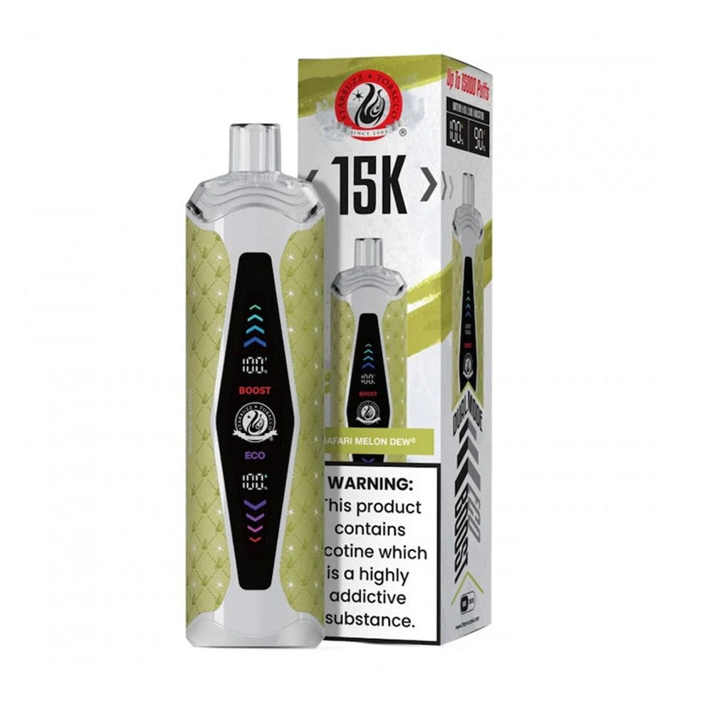 STARBUZZ 15KPUFFS HOOKAH VAPE - SAFARI MELON DEW