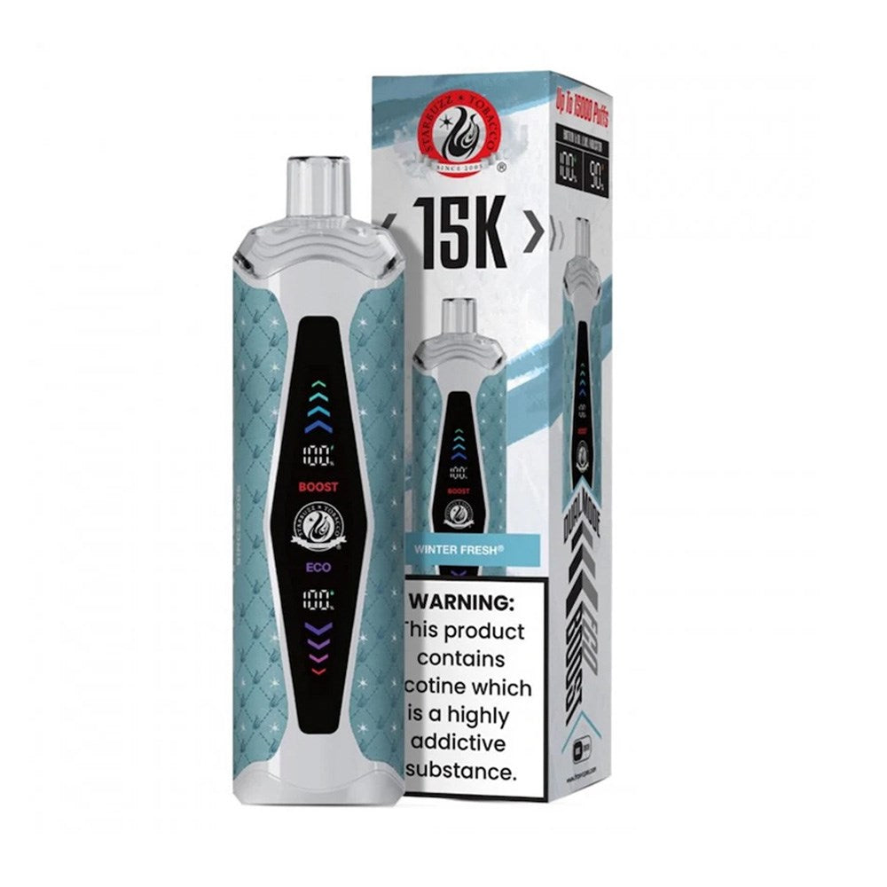 STARBUZZ 15KPUFFS HOOKAH VAPE - WINTER FRESH