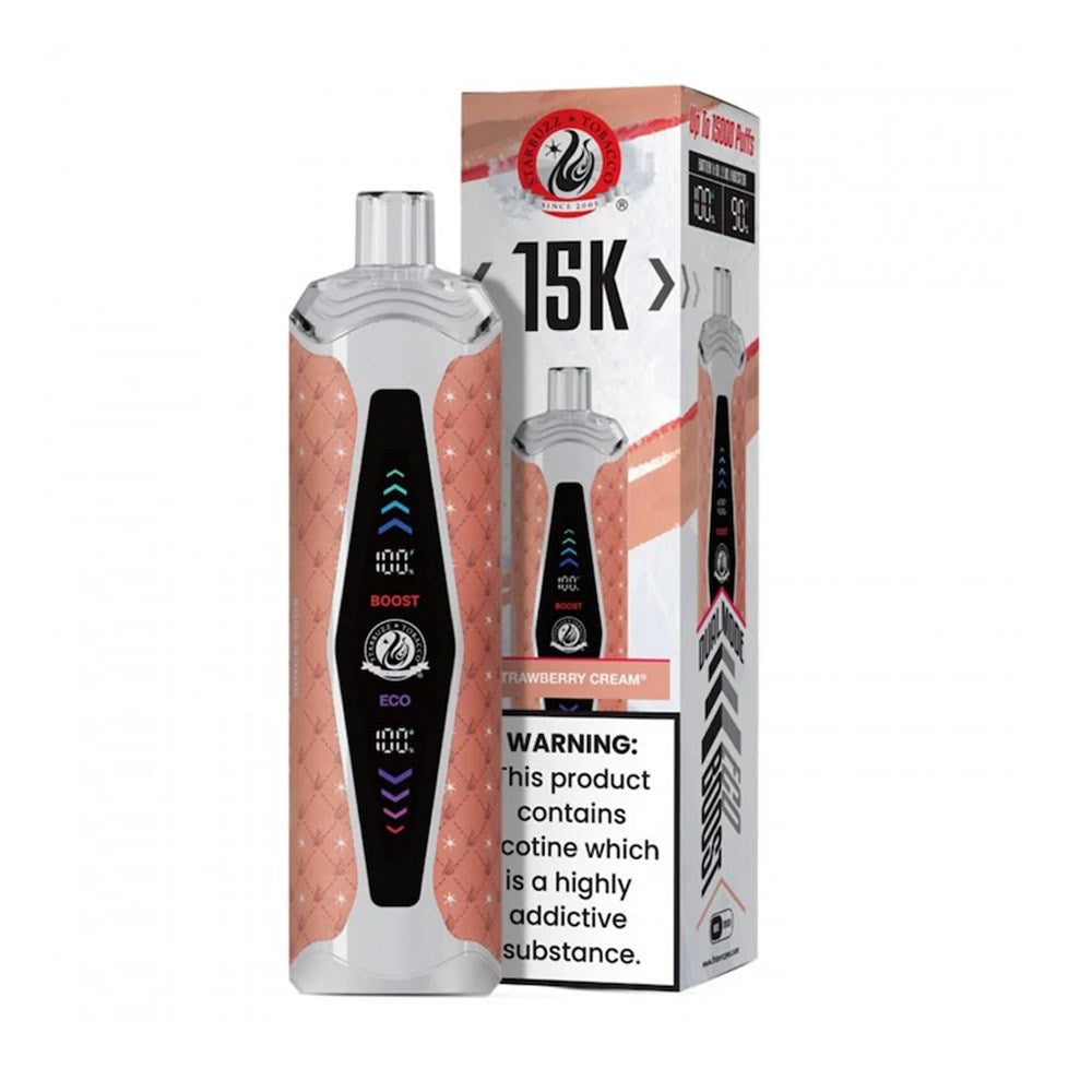 STARBUZZ 15KPUFFS HOOKAH VAPE - STRAW CREAM