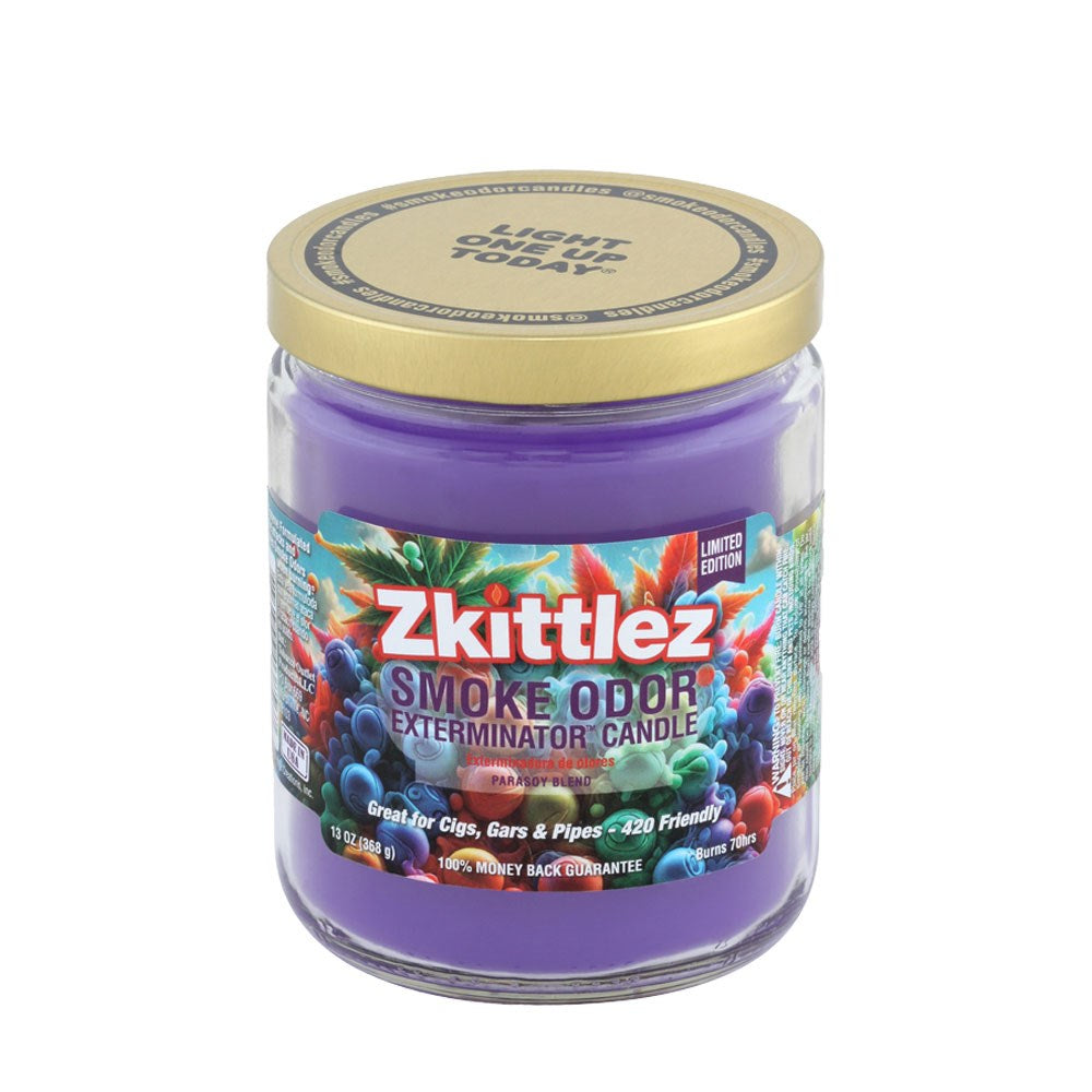SMOKE ODOR EXTERMINATOR CANDLE - ZKITTLEZ