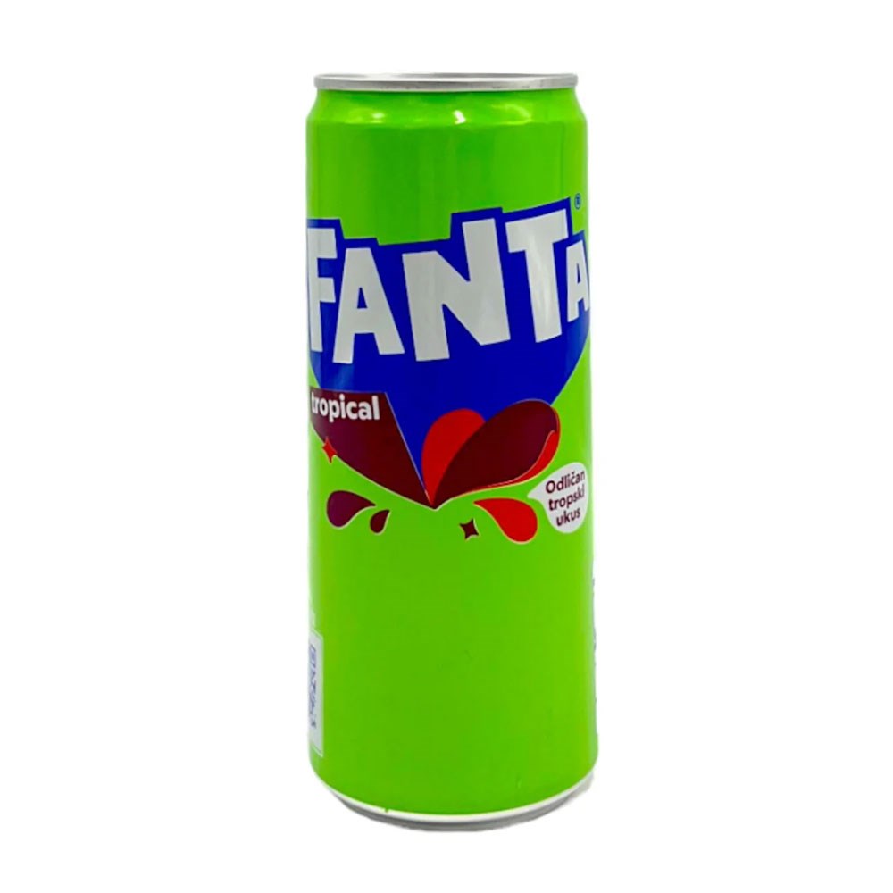 FANTA 330ML EUROPEAN CAN - TROPICAL