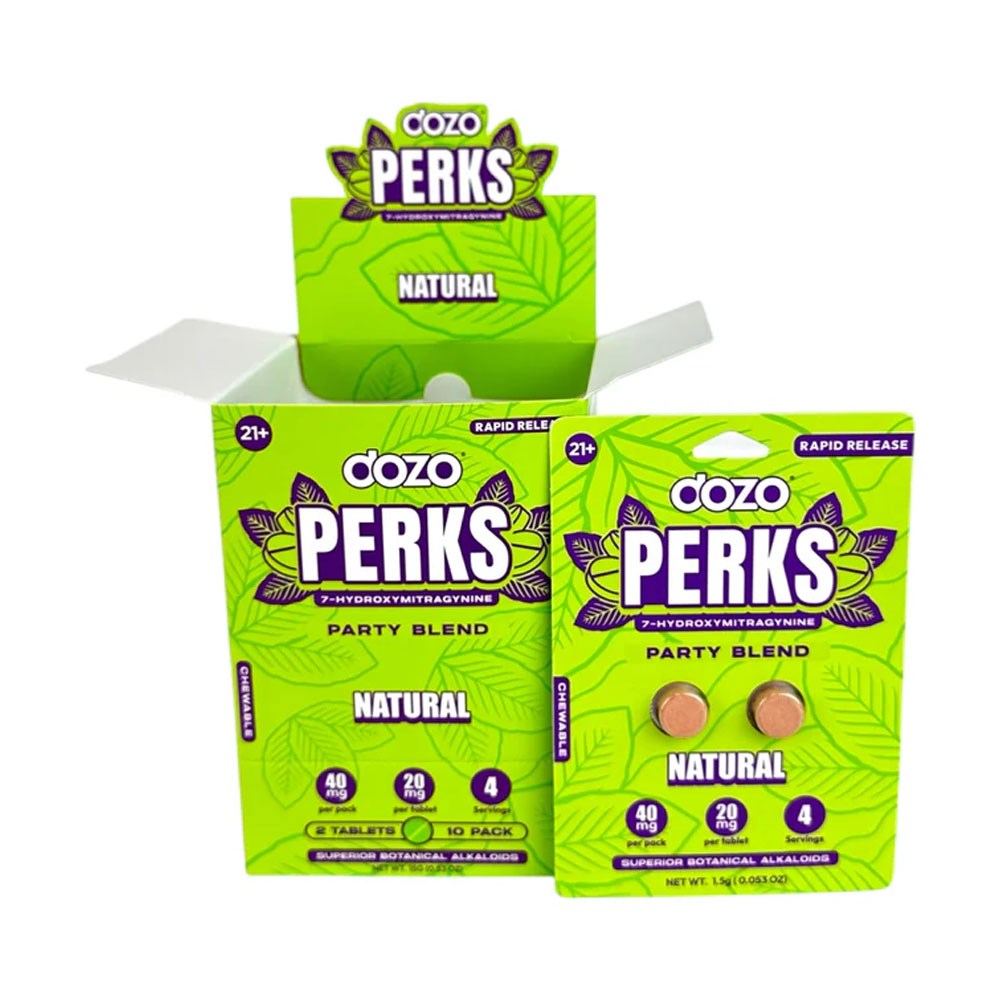 DOZO PERKS 7OHM PARTY BLEND 2CT PILLS - NATURTAL