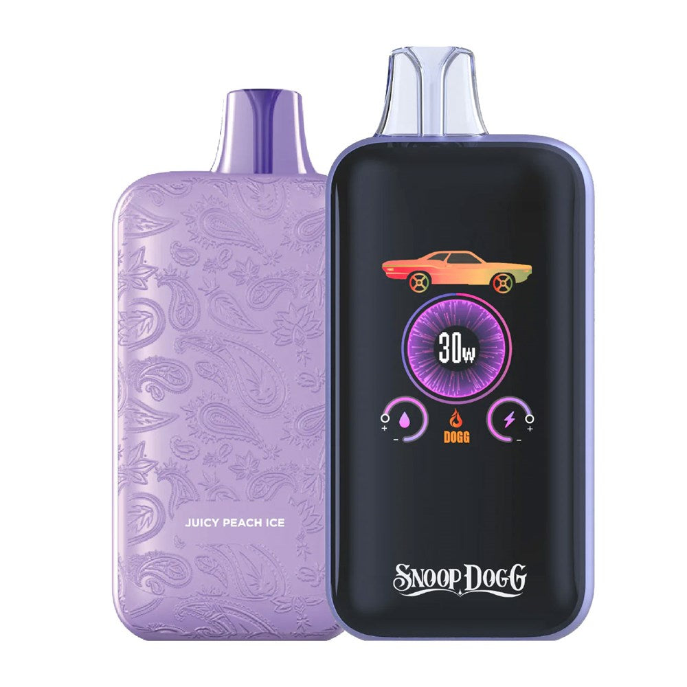 SNOOP DOGG LOW RIDER 5%NIC 25KPUFFS DISPOSABLE - JUICY PEACH ICE