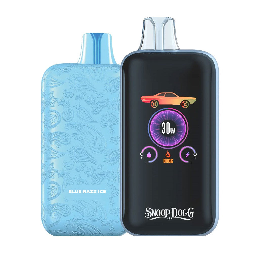 SNOOP DOGG LOW RIDER 5%NIC 25KPUFFS DISPOSABLE - BLUE RAZZ ICE
