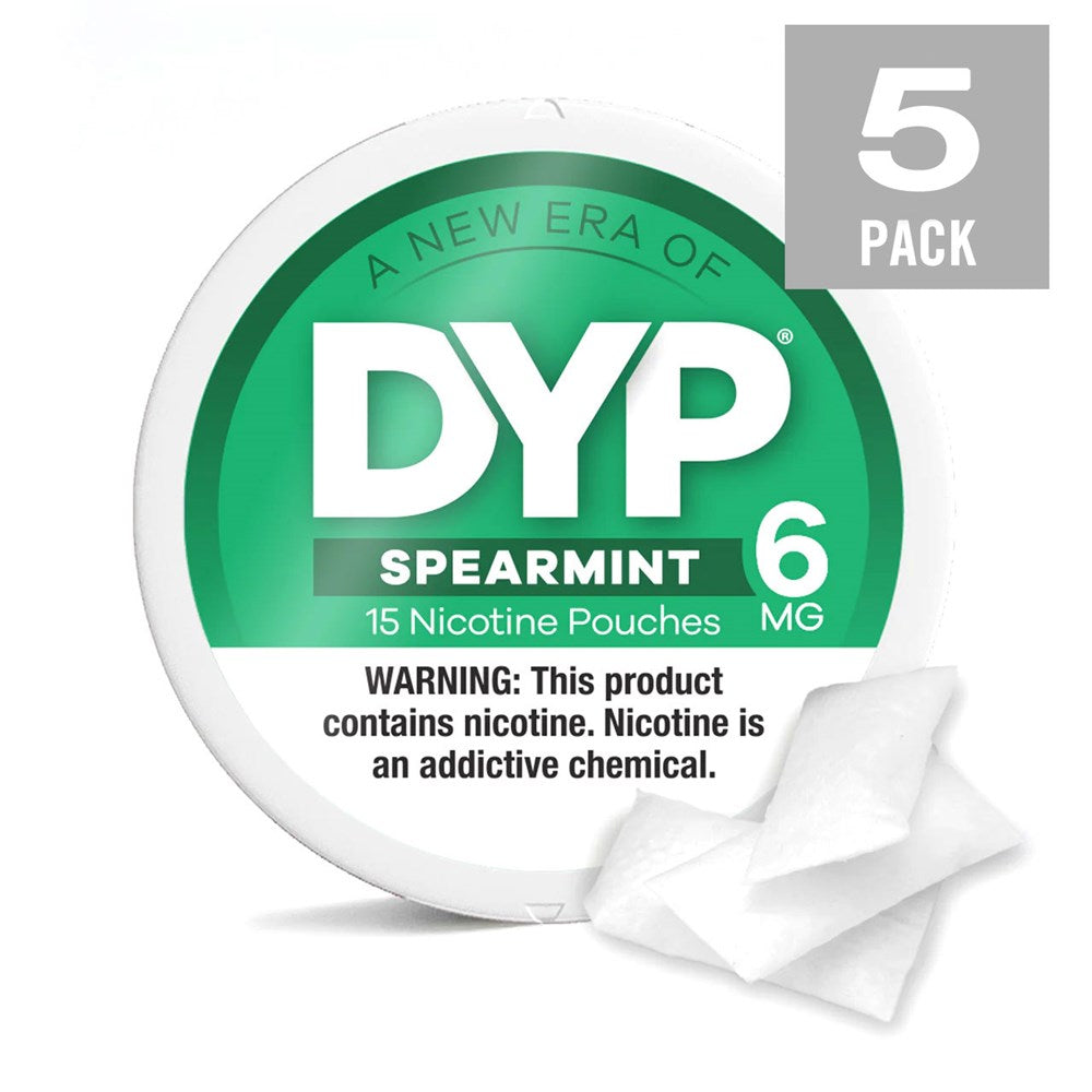 DYP NICOTINE 6MG POUCHES - SPEARMINT