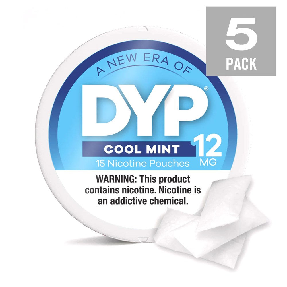 DYP NICOTINE 12MG POUCHES - COOL MINT COPY