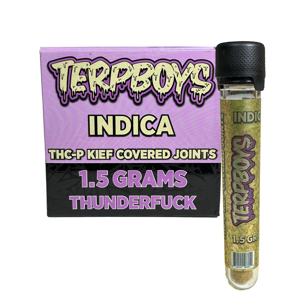TERPBOYS THCP 1.5G KIEF COVERED JOINT INDICA - THUNDERFUCK